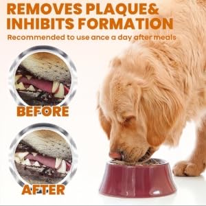 Dental Care Finger Wipes for Pets – Teeth Cleaning Finger Wipes, Reduces Plaque, Supports Oral Freshness, Prevents Bad Breath, Soft, Easy-to-Use, Coconut Scented (Dental 60pcs, Coconut)