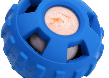 Woof Pupsicle Freezable Chew Toy – The Cool Treat Dispenser Every Dog Loves (Blue, Small)