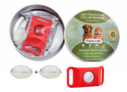 Furry Life Flea & Tick Prevention Pet Tag – Waterproof Collar Pendant, Chemical-Free Protection for Dogs, Cats & Small Pets, Safe for All Breeds