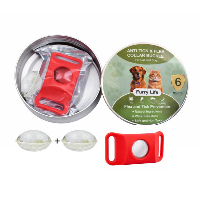 Furry Life Flea & Tick Prevention Pet Tag – Waterproof Collar Pendant, Chemical-Free Protection for Dogs, Cats & Small Pets, Safe for All Breeds