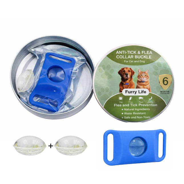 Natural Flea & Tick Prevention Tag for Dogs & Cats | Waterproof Pet Pendant