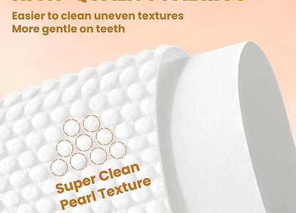 Dental Care Finger Wipes for Pets – Teeth Cleaning Finger Wipes, Reduces Plaque, Supports Oral Freshness, Prevents Bad Breath, Soft, Easy-to-Use, Coconut Scented (Dental 60pcs, Coconut)