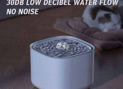 Furry Life Automatic Cat Water Fountain with Ultra-Quiet Pump | Activated Carbon Filter for Clean Drinking Water