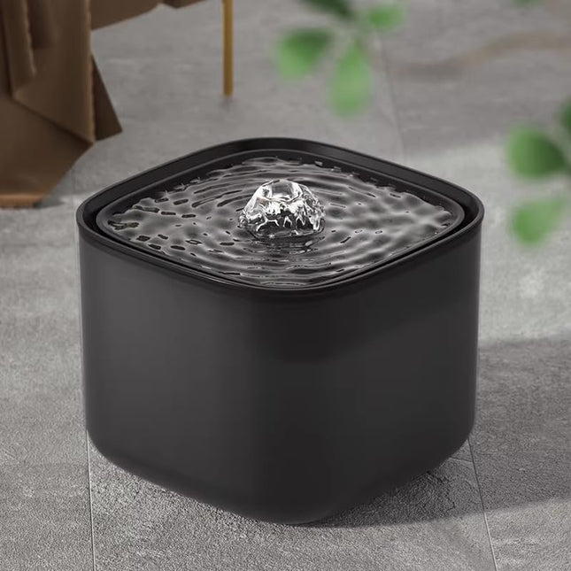 Pet Water Fountain Super Silent | All Pets Indoor (Anthracite Grey, 3L)