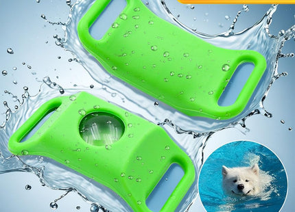 Flea & Tick Protection Pet Tag – Waterproof Collar Pendant for Dogs & Cats | Safe & Lightweight for All Breeds - (Green)