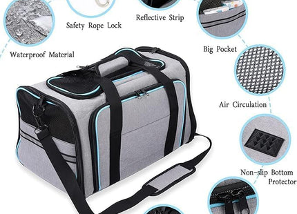 Cat Backpack, Large-Caliber Pet Carrier, Breathable Travel Bag with Non-Slip Bottom, Portable Pet Supplies for Small & Medium Cats, Dogs & Other Animals
