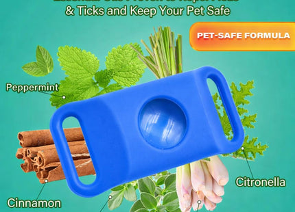 Natural Flea & Tick Prevention Tag for Dogs & Cats | Waterproof Pet Pendant