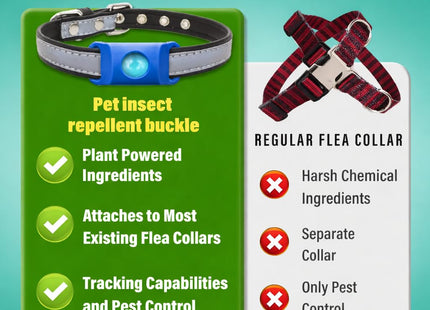 Natural Flea & Tick Prevention Tag for Dogs & Cats | Waterproof Pet Pendant