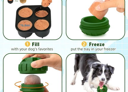 Furry Life Woof Pupsicle Freezable Chew Toy – The Cool Treat Dispenser Every Dog Loves