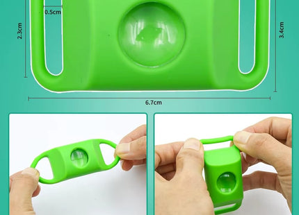 Flea & Tick Protection Pet Tag – Waterproof Collar Pendant for Dogs & Cats | Safe & Lightweight for All Breeds - (Green)