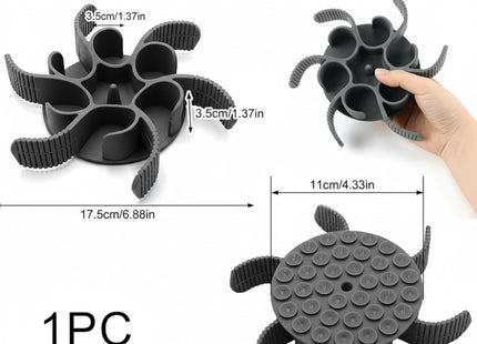 Slow Feeder Dog Bowl Insert with Suction Cups-Rotatable Silicone Pet Feeding Supplies for Slow Eating, Anti-Choking Dog Bowl Attachment for All Dogs