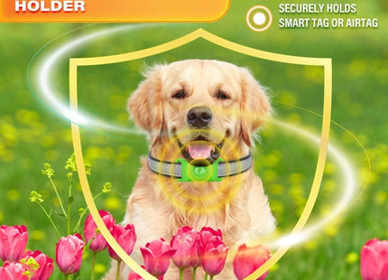 Flea & Tick Protection Pet Tag – Waterproof Collar Pendant for Dogs & Cats | Safe & Lightweight for All Breeds - (Green)