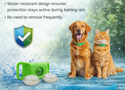 Furry Life Flea & Tick Prevention Pet Tag – Waterproof Collar Pendant, Chemical-Free Protection for Dogs, Cats & Small Pets, Safe for All Breeds