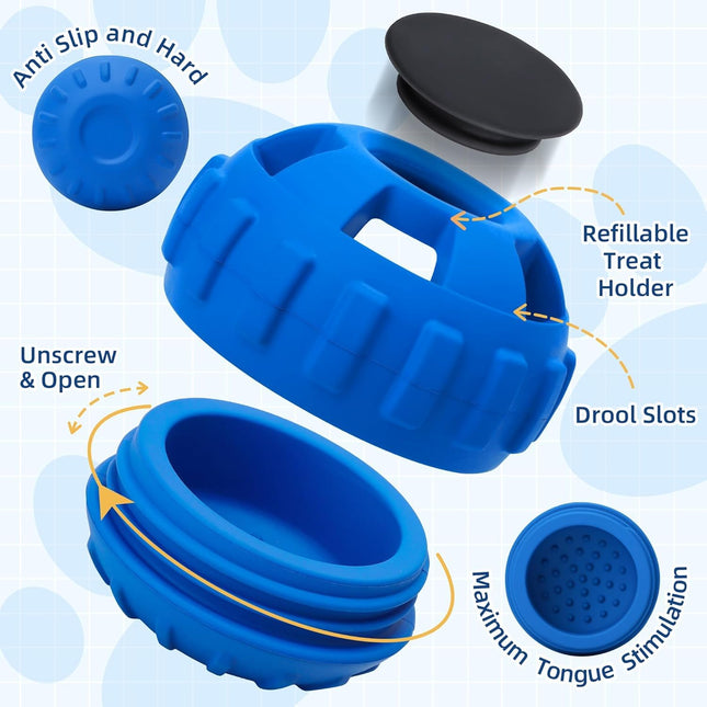 Woof Pupsicle Freezable Chew Toy – The Cool Treat Dispenser Every Dog Loves(Green, Small)