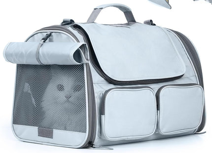 Cat Backpack, Large-Caliber Pet Carrier, Breathable Travel Bag with Non-Slip Bottom, Portable Pet Supplies for Small & Medium Cats, Dogs & Other Animals