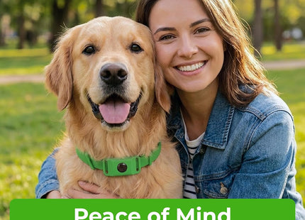 FurLife Green Pet Tag – Calming & Flea and Tick Prevention Pendant for Dogs & Cats | Waterproof Collar Tag | Safe for All Breeds