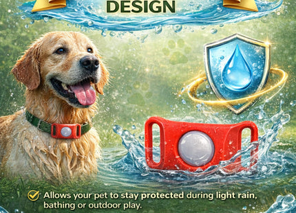 Furry Life Flea & Tick Prevention Pet Tag – Waterproof Collar Pendant, Chemical-Free Protection for Dogs, Cats & Small Pets, Safe for All Breeds