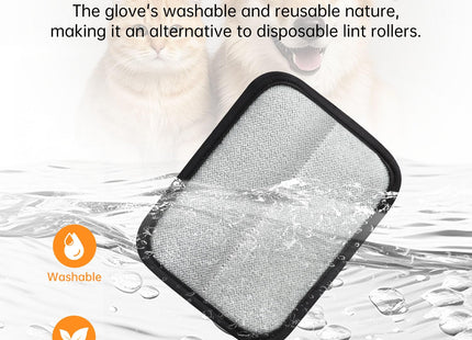 1 Pcs Static Pet Hair Remover Gloves, Reusable Electrostatic Pet Cat Dog Hair Removal Grooming Gloves Brush Tool for Couch, Furniture, Carpet, Car Seat
