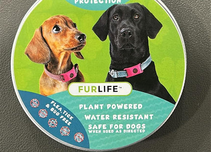FurLife Green Pet Tag – Calming & Flea and Tick Prevention Pendant for Dogs & Cats | Waterproof Collar Tag | Safe for All Breeds