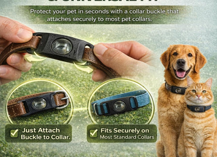 Furry Life Flea & Tick Prevention Pet Tag – Waterproof Collar Pendant, Chemical-Free Protection for Dogs, Cats & Small Pets, Safe for All Breeds