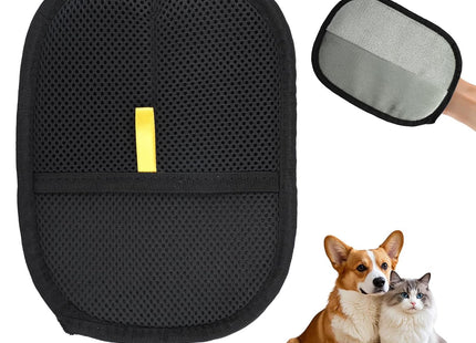 Pet Double Sided Grooming Gloves,Static Removal Gloves for Pet Hair,Multi-Function,For Washing,Hair Removal,Beauty,Sofa,Bed Sheets,Clothes,Suitable for Cats and Dogs