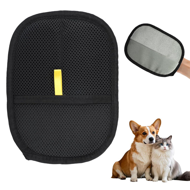Pet Double Sided Grooming Gloves,Static Removal Gloves for Pet Hair,Multi-Function,For Washing,Hair Removal,Beauty,Sofa,Bed Sheets,Clothes,Suitable for Cats and Dogs
