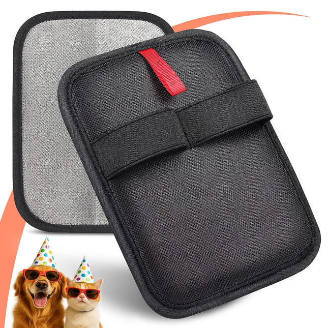 Pet Hair Remover Gloves for Cats & Dogs, Electrostatic Pet Hair Removal Gloves Brush for Pets Hair, Upgraded Animal Fur Removal Tool, Reusable Cats & Dogs Grooming Gloves for Hair Removal (1)